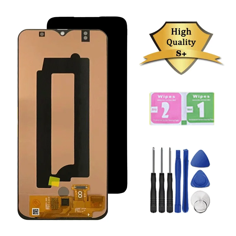 Фото 6,4-дюймовый Super AMOLED для Samsung A50 ЖК-дисплей A505 SM-A505FN/DS SM-A505F/DS Замена цифрового сенсорного экрана №5