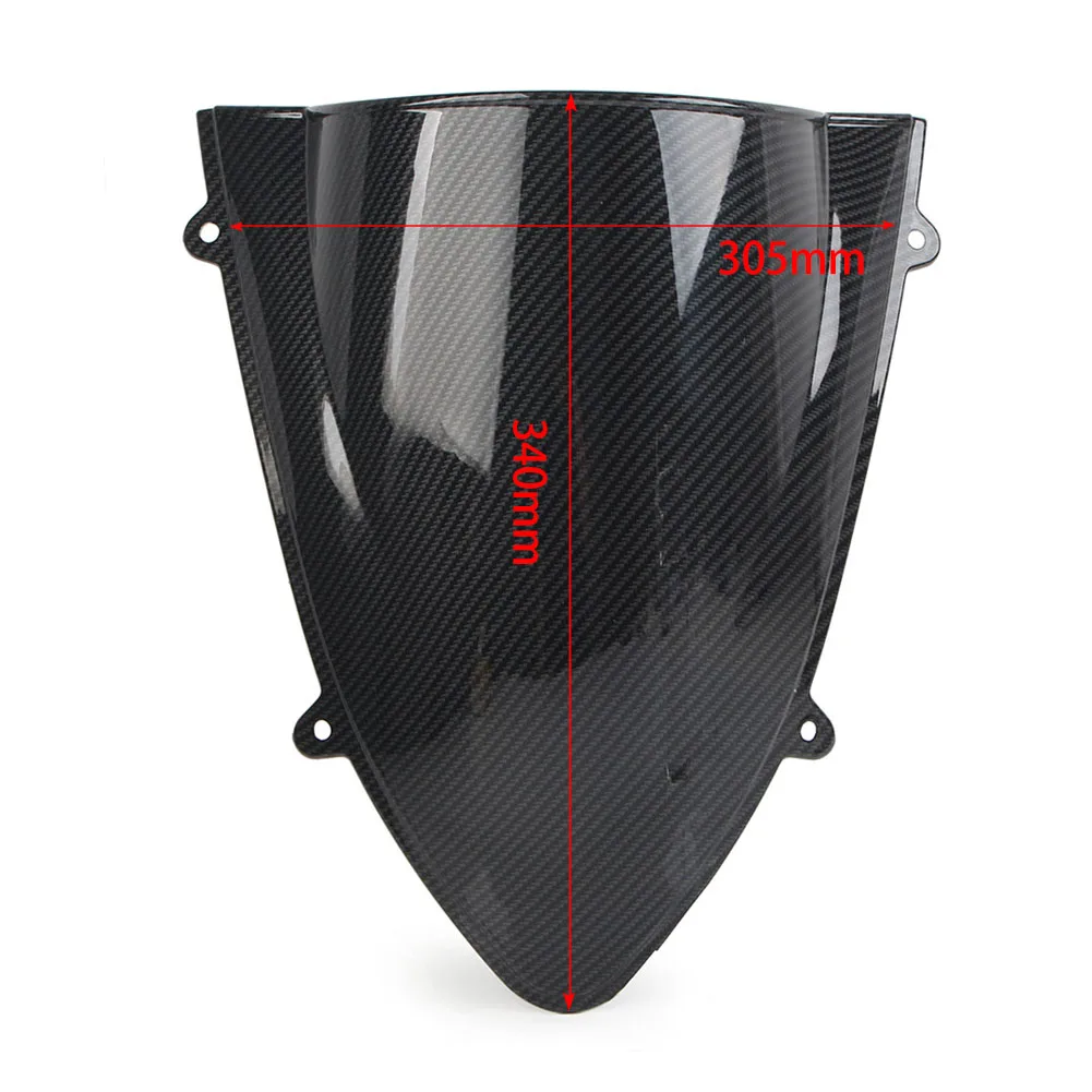 

Ветрозащитный экран из АБС-пластика для лобового стекла с двойными пузырьками для Kawasaki Ninja 250 250R EX250 2008 2009 2010 2011 2012