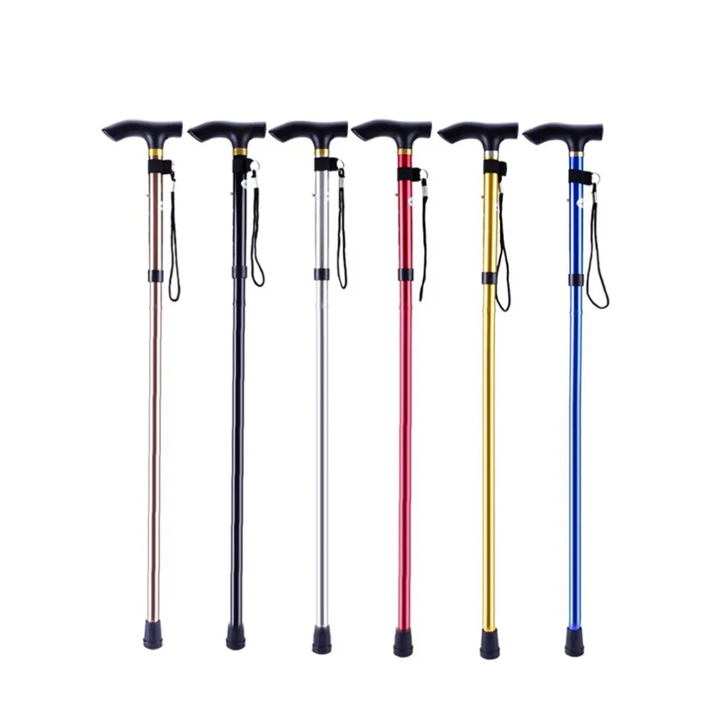 

Portable shock-proof trekking pole Snow cane Outdoor trekking pole ultra-light folding multi-functional trekking pole