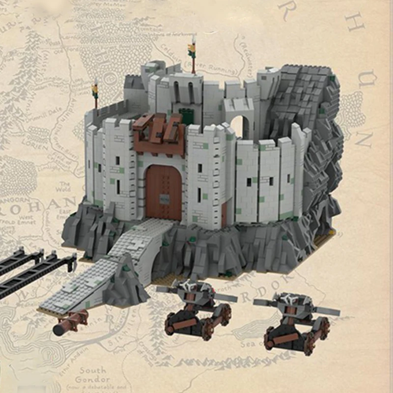 Moc UCS масштабные шлемы глубокая крепость войны всемирно известный средневековый