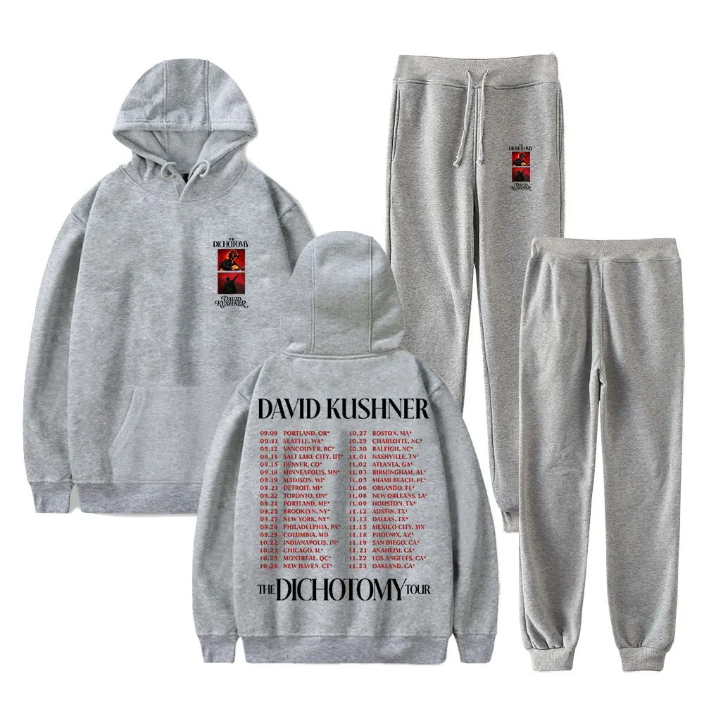 David Kushner The Dichotomy Tour Merch Толстовка с капюшоном Мужской/Женский Хип-Хоп Комплекты из 2
