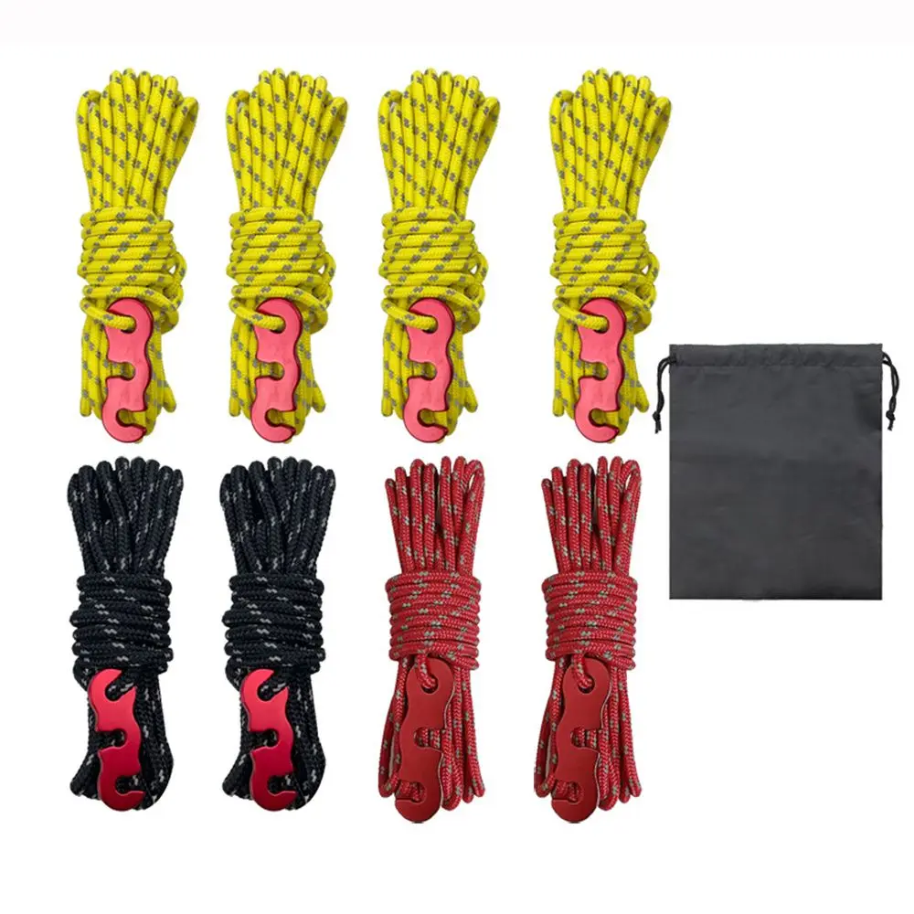 

4 шт., светоотражающая веревка для палатки