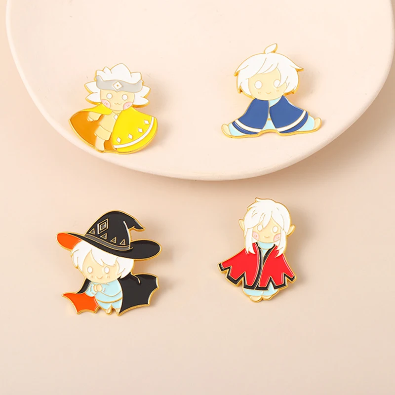 Эмалированные булавки с милым небом для детей персонажи мультфильмов на заказ
