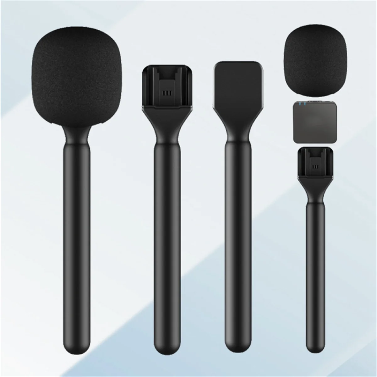 Фото Ручной адаптер для микрофона для интервью Rode Wireless Go/GoII/DJI Mic/Relacart/беспроводной передатчик, портативный адаптер №5