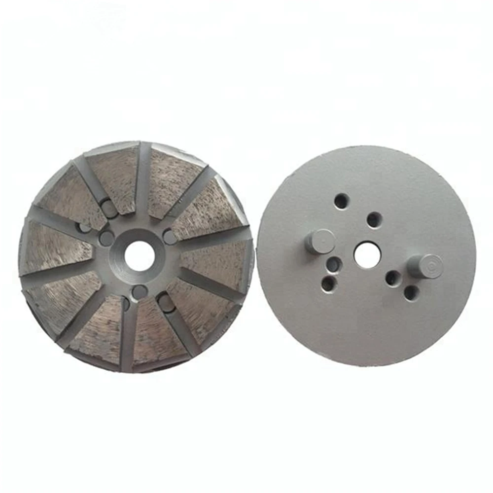 

Алмазный шлифовальный диск серии для бетонной шлифовальной обуви диаметр 100 мм два штыря Металлические Напольные прокладки сегменты для пиццы пластины 9 шт.