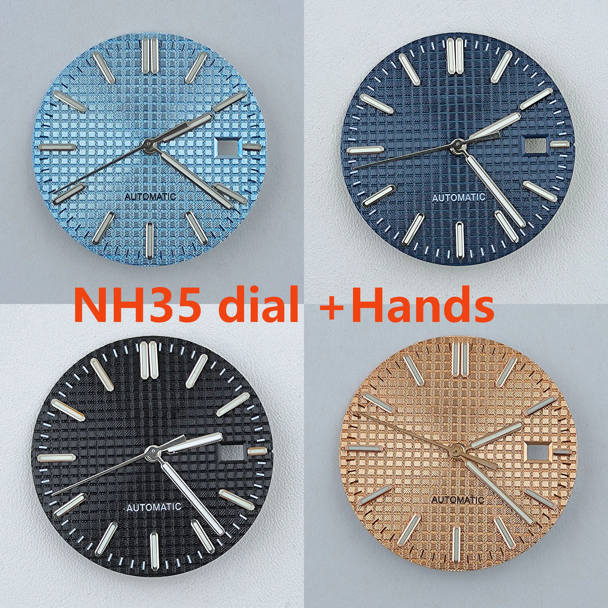 

NH35/NH36 dial 31.8mm watch dial S dial green luminous suitable for NH35/NH36 movements watch accessories repair tool