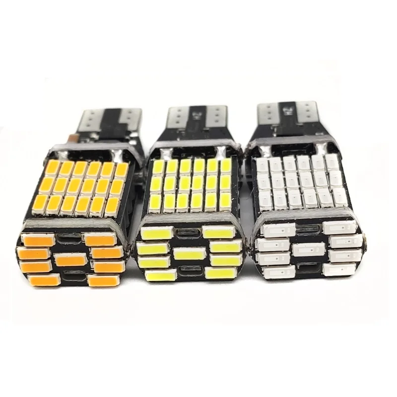 2 шт. Автомобильные светодиодные лампы T15 W16W 921 912 T16 902