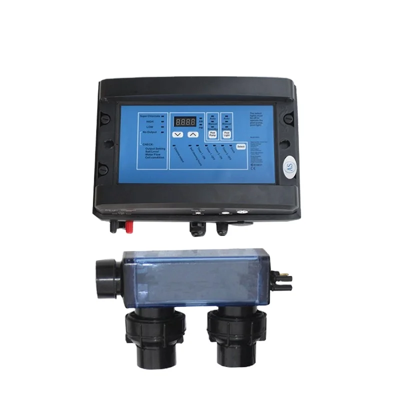 

high quality 50g/h Swimming Pool salt cell Self Cleaning Replaceable hayward salt Chlorinator with timer