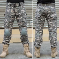gen2 acu camouflage combat pants military battlefield airsoft sniper hunting bdu trousers men camo tactical pants with knee pads