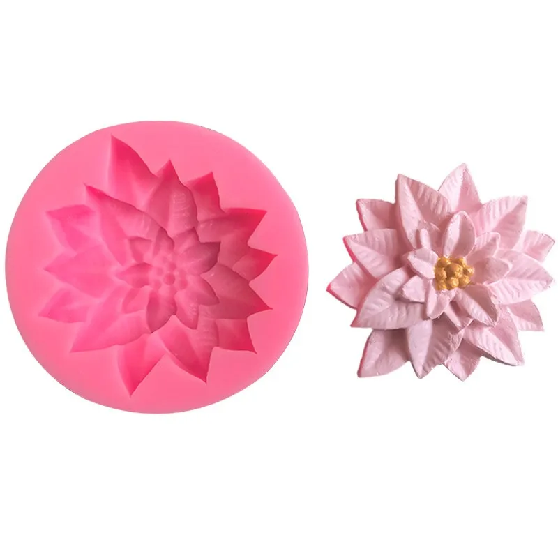 

DIY Christmas Holly Leaf Silicone Mold New Leaf Soap Candle Epoxy Resin Molds Cake Baking Chocolate Decoration Tools
