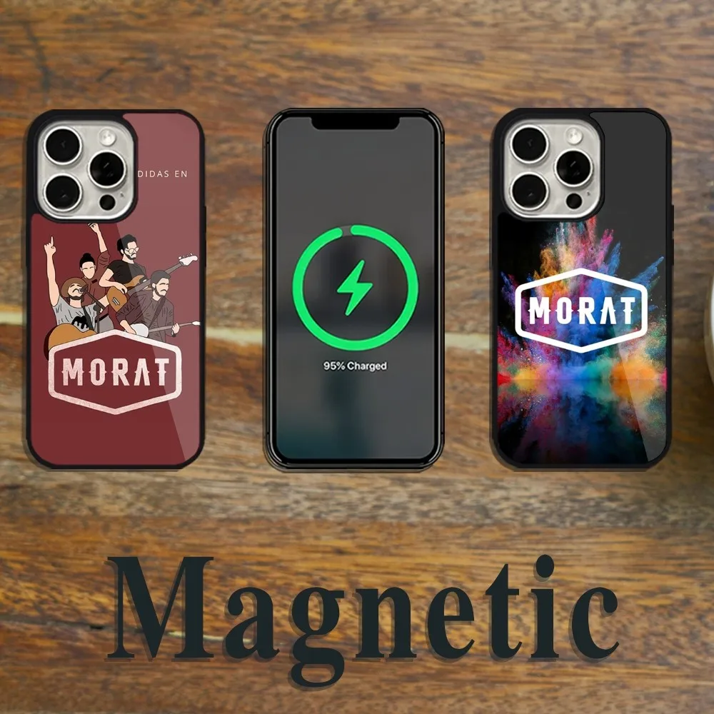 Чехол для телефона Band M-Morat Balas Perdidas Magsafe Magnetic iPhone 11 12 13 14 15 Pro Max Plus с беспроводной