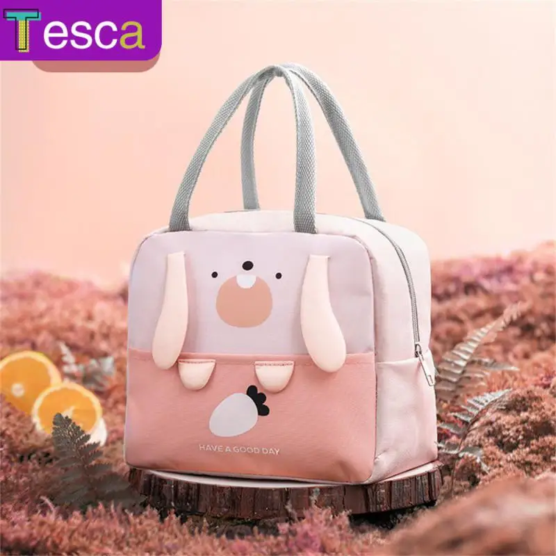 

High Color Value Insulated Freezer Bag Handbag Large Capacity Travel Thermal Breakfast Organizer Primary School Students New