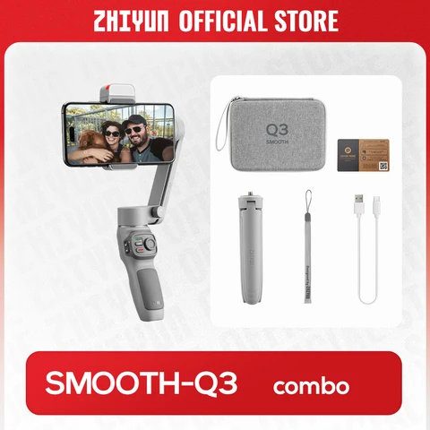 ZHIYUN официальный гладкой SMOOTH Q3 смартфонов карданный 3-осевой карманный телефон Ручной Стабилизатор для смартфонов iPhone, Samsung, HUAWEI