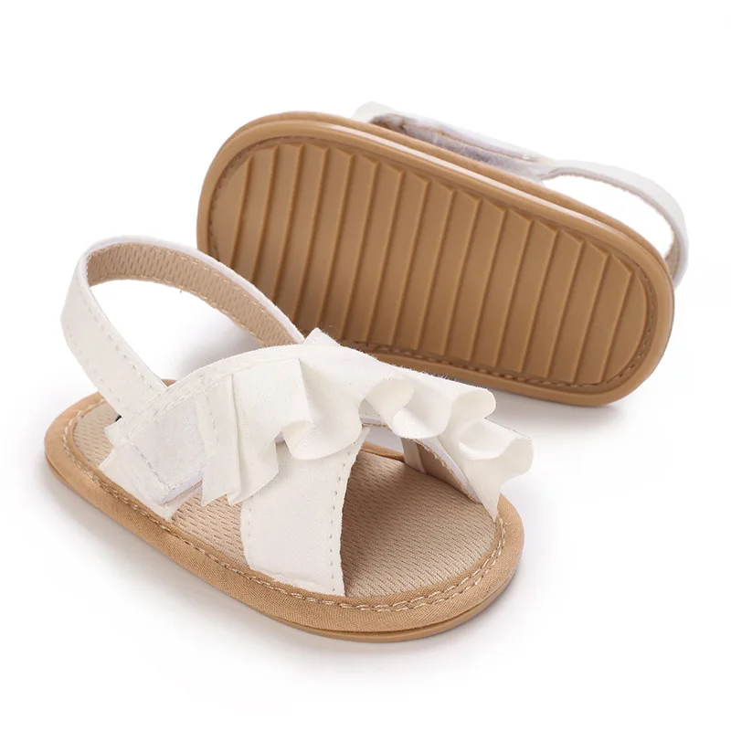 

Baby Girl Summer Sandals Little Girl Walking Shoes 1 Year Summer Black Pink White Yellow Infant Toddler Baby First Walkers Shoes