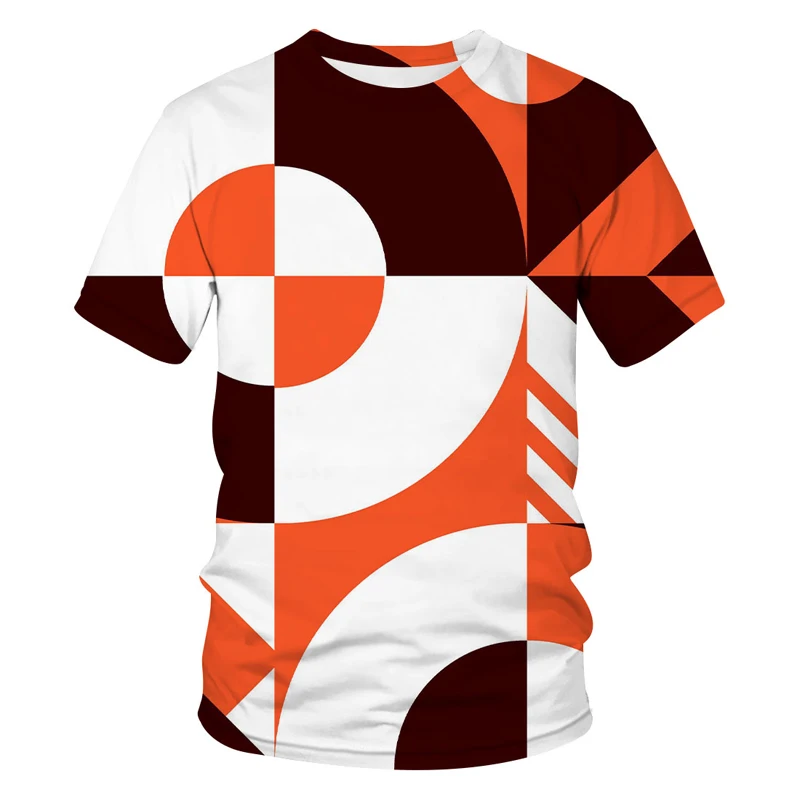 

New summer art painting men T-shirt 3d printing couple T-shirt men's short-sleeved round neck top fashion casual brand abstract