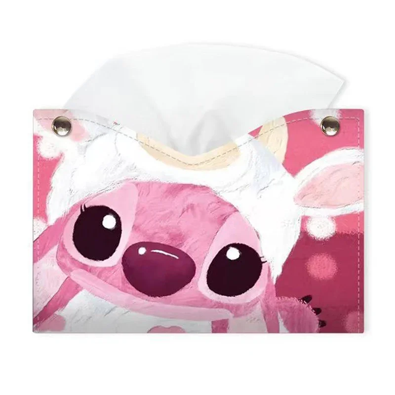 Ящик для салфеток Disney бытовая кожаная шкатулка с мультяшным рисунком роскошная