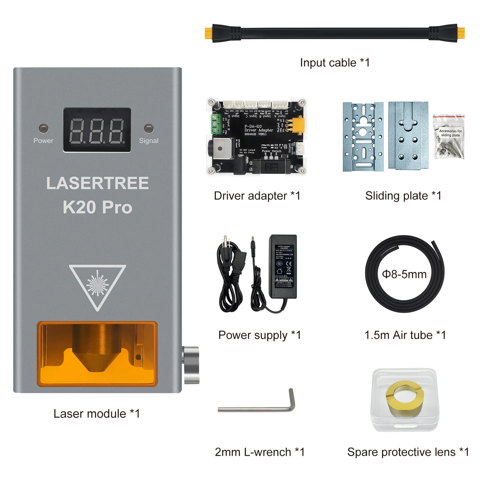 

LaserTree LT-80W-AA / LT-K20 / LT-K30 Лазерная головка 28-32 Вт