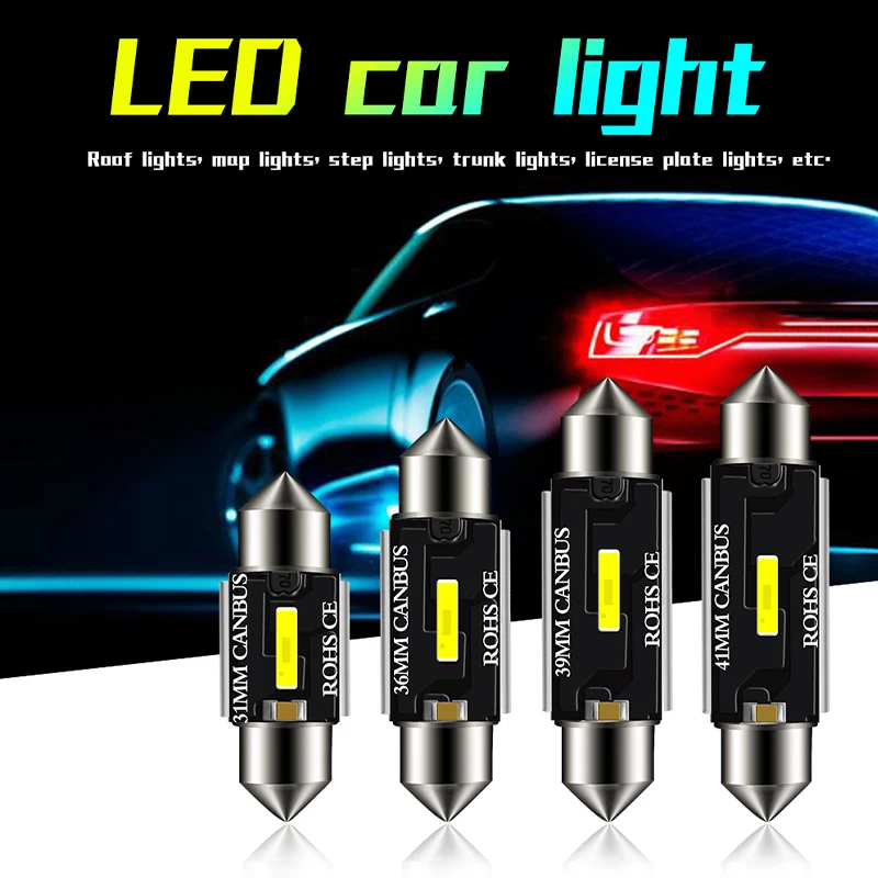 

150 шт., автомобильные лампы для чтения, 12 В/24 В, 3 Вт