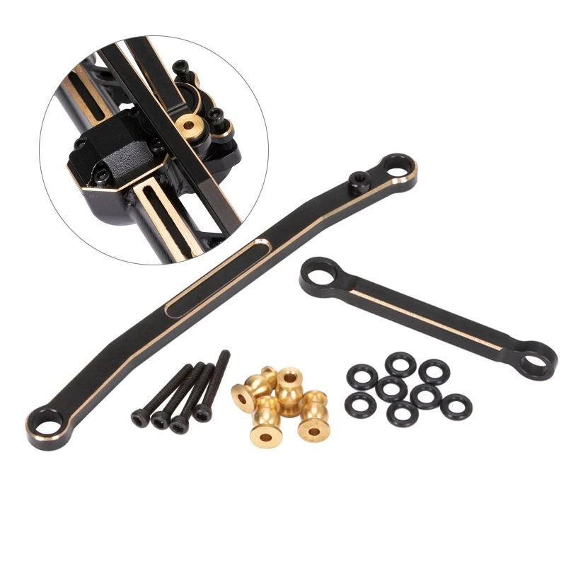 

R/C запасные части, автомобильный латунный рулевой Тяговый стержень, комплекты трансмиссии для SCX24 90081