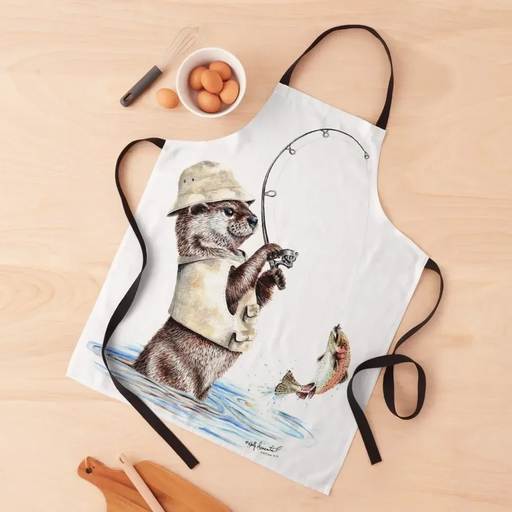 Nature's Fisherman-выдра форель фартук для рыбалки кухонные инструменты новинки