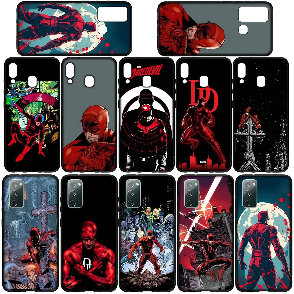 Чехол с плакатом Marvel Daredevil для Samsung Galaxy Note 20 Ultra 10 8 9 S10 Lite S9 A6 A8 Plus A7 A9 A06 A16 M35