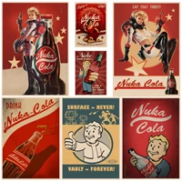 fallout 3 4 game diy poster for living room bar decoration posters wall stickers