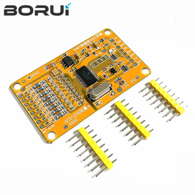 

ADS1256 24 ADC8 road AD -precision ADC data acquisition module