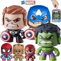 hasbro marvel mighty muggs avengers toy cool head face changing doll iron man hulk spider man action figure model kids toy gift