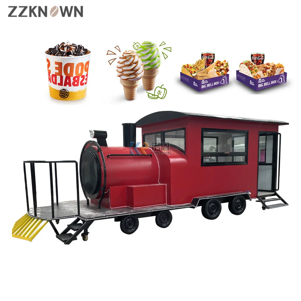 

New Design Food Trailer Street Coffee Vending Truck Beer Bar Custom BBQ Food Cart with DOT CE