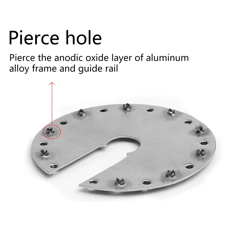 Y1UB 50 шт. высококачественный зажим для заземления солнечной панели из нержавеющей