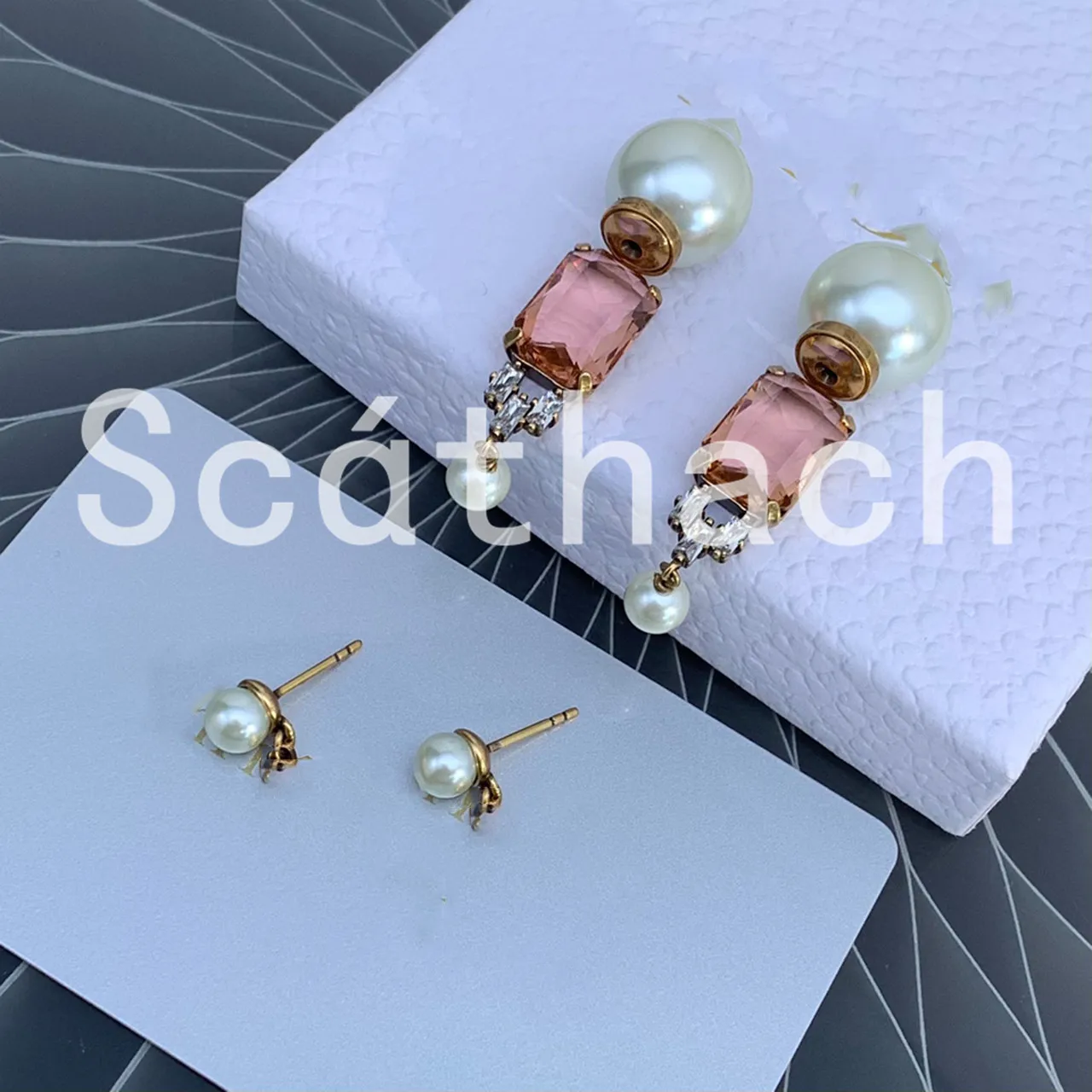 

Женские серьги из серебра 100% пробы, с жемчугом