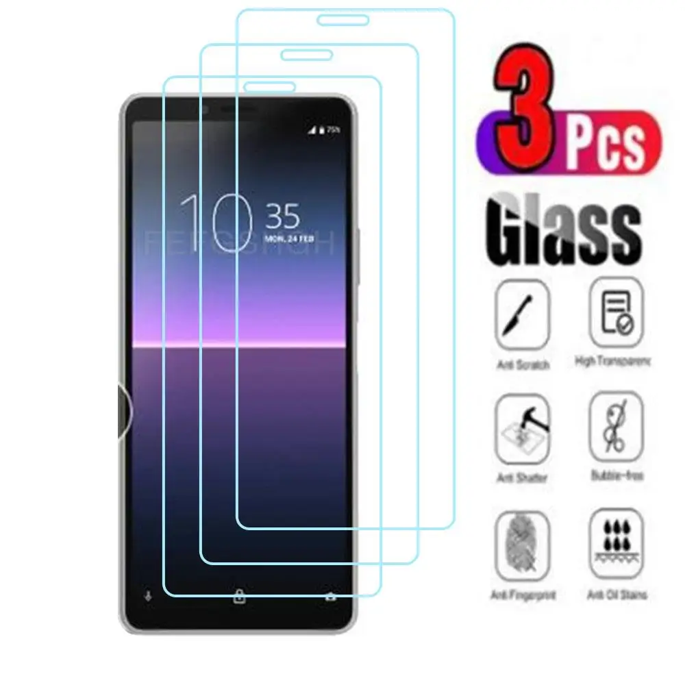 

3 шт. 9H защитное закаленное стекло для Sony Xperia 10 II 6 дюймов на стекло Xperia 10 II Защитная пленка для экрана Защитная пленка
