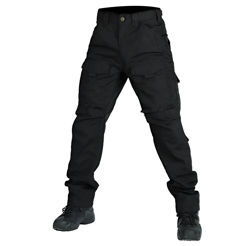 Outdoor Tactical Pants Men's Multi-Pockets Combat Training Pants Ripstop Breathable Military Field Cargo Trousers Spring Autumn images - 6