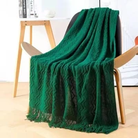 nordic sofa blanket ins knitted office air conditioned bed and breakfast towel nap blanket scarf 2022 new dropshipping moojou