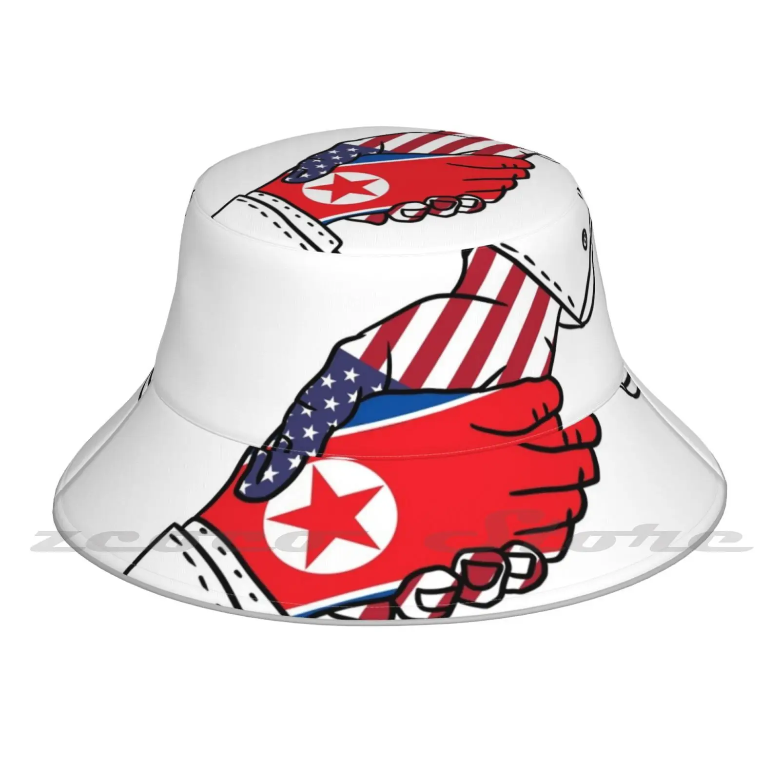 

И президент Трампа, шапочка для рукоделия «сделай сам», складной солнцезащитный козырек, модная Рыбацкая шляпа, Корея, Сингапур, президент саммита Сингапура