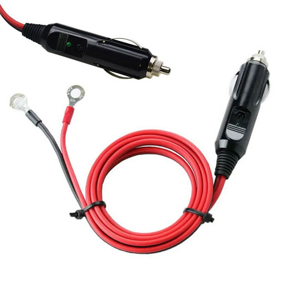 

Parts Adapter Cable Tool 12V 15A 180W 1M Accessories Adapter Car Cigar Lighter Heavy Duty Male Plug Wire Cable