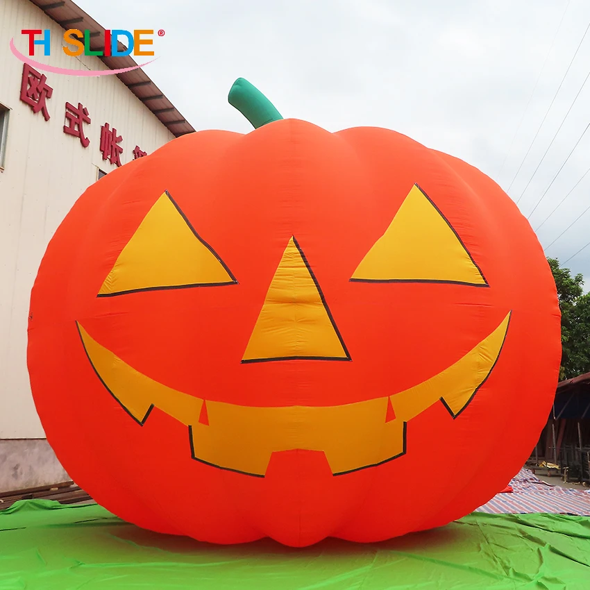 

free air ship to door! 4m 13ft giant inflatable pumpkin outdoor halloween decoration inflatable pumpkin model balloon