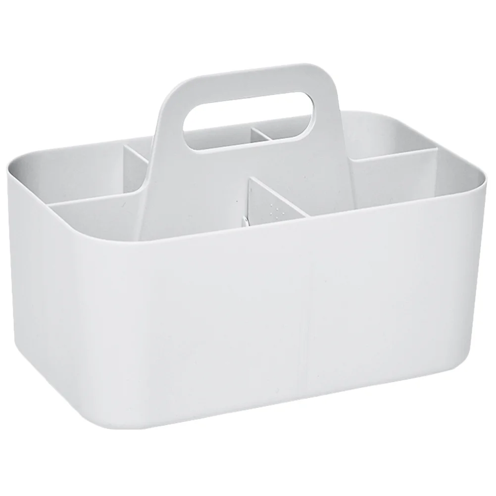 

Plastic Containers Portable Tools Grid Office Supply Holder White Classroom Student