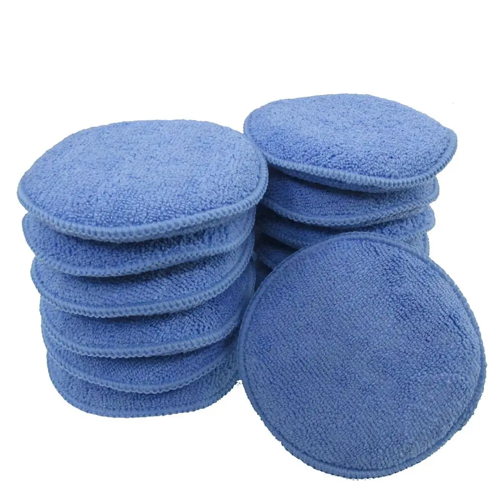 

5pcs Clean Buffer Car Cleaning Soft Vehicle Accessories Foam Applicator Car Wax Sponge Dust Remove Auto Care Polishing Pad