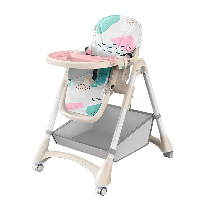Baby Dining Chair Folding Baby Chair Home Portable Baby Dining Table Seat Multi-functional Children's Dining Table