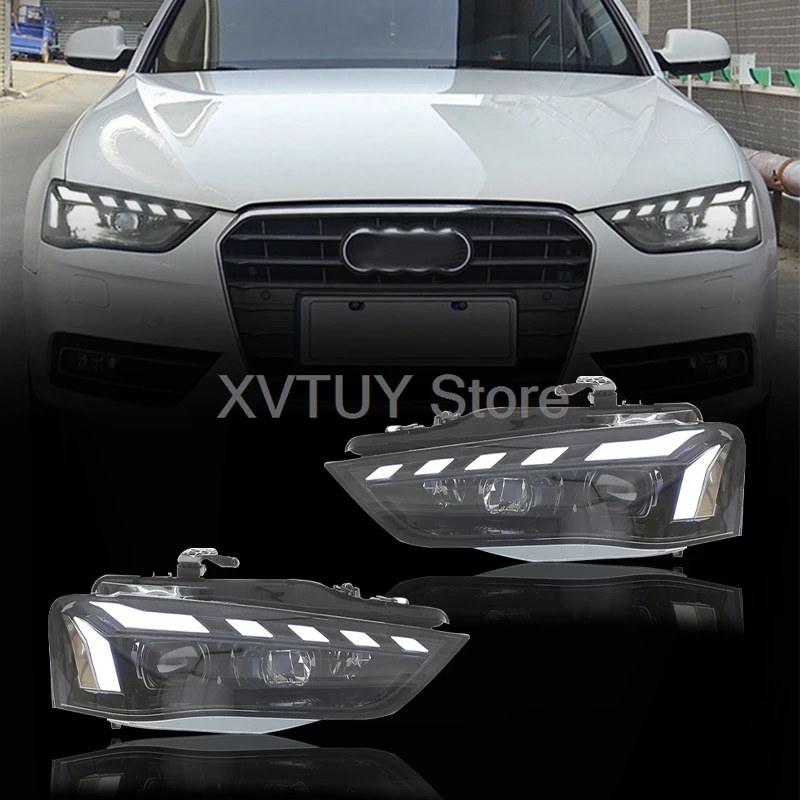 Передняя фара Audi A4 A5 в сборе DRL LED Ремонт Стайлинг дневных ходовых фар