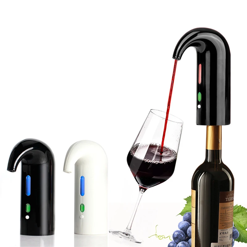 

Electric Wine Decanter Automatic Pourer Wine Whiskey Aerator Instant Wine Decanter Dispenser Pump Kitchen Bar Accessories