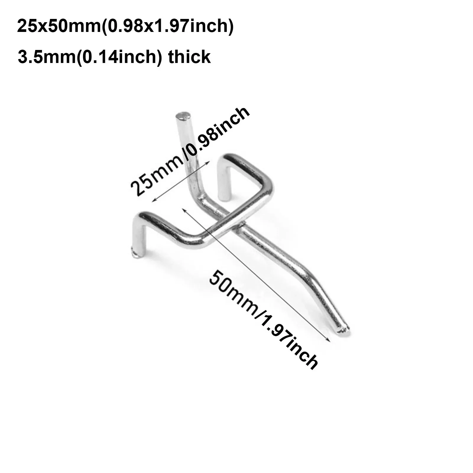 Крючки для перфорированной доски из углеродистой стали