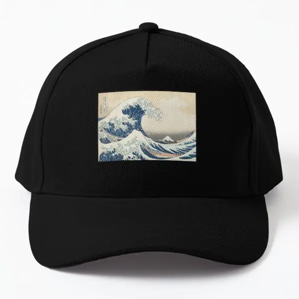 

The Great Wave Off Kanagawa Hokusai Baseball Cap Hat Spring Czapka Women Mens Printed Hip Hop Summer Casual Casquette