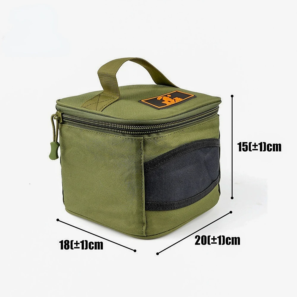 

Multifunctional Fishing Reel Storage Bag Waterproof Reel Lure Gear Carrying Case Oxford Cloth Pach For Pole Cups Feeders parts