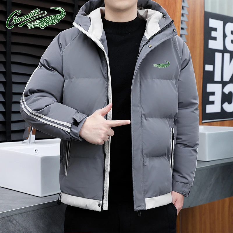 Cartelo brand ins explosion models two bars casual trend Korean version of the cotton-padded jacket 2022 autumn and winter warm