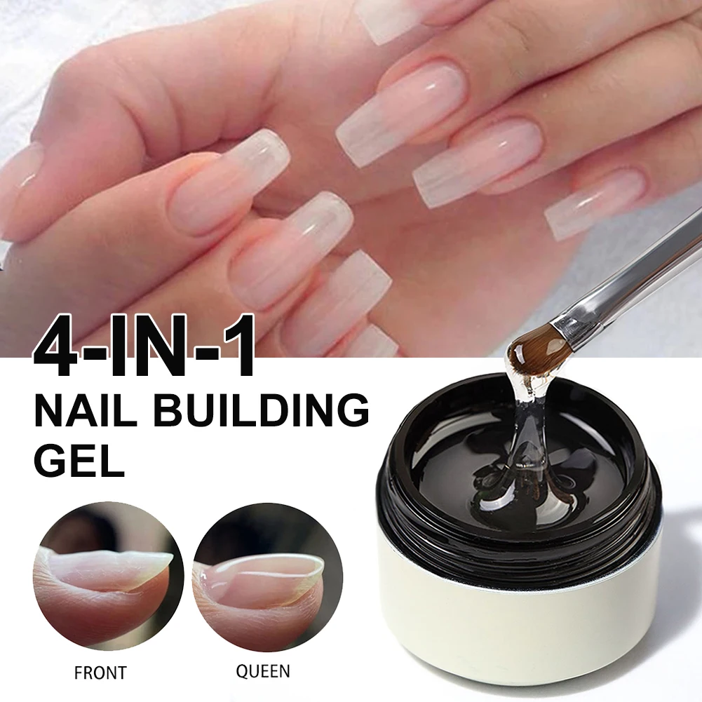 

6ml Nail Gel Builder Gel Clear Nail Extension Gel Nail Strengthener Base Coat Strong Builder Gel For Nail Art Designs Manicure
