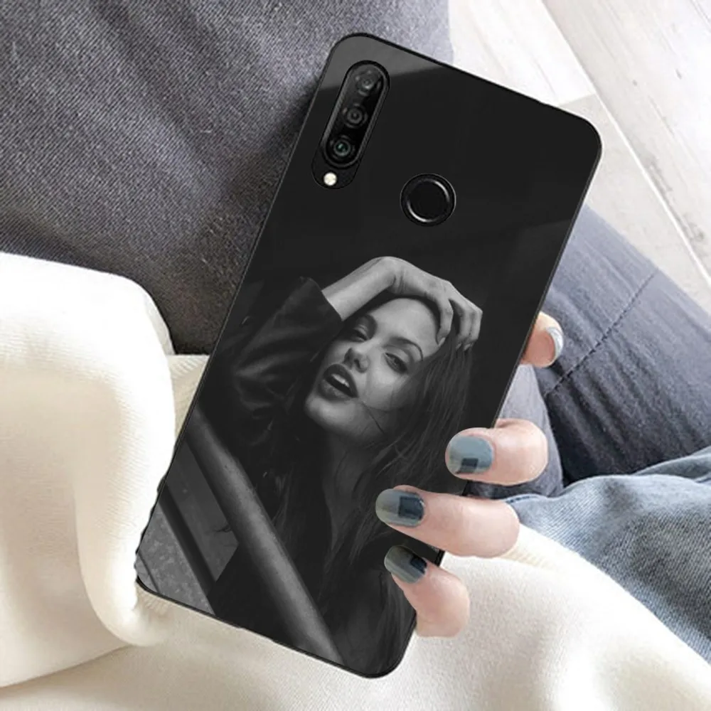 Чехол для телефона Movie Star Angelina Jolie Huawei Honor 10 lite 9 20 7A 9X 30 50 60 70 pro plus Мягкий силиконовый