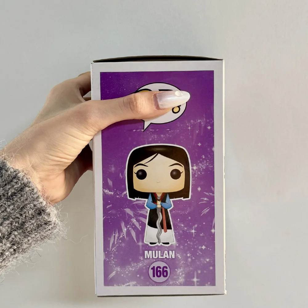 Фото Новые поступления Funkos Принцесса Диснея Мулан # 166 Pops Эксклюзивные виниловые фигурки игрушки куклы подарки для детей №2