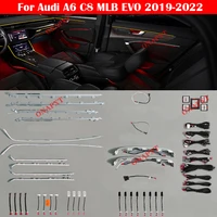30 color for audi a6 c8 mlb evo 2019 2022 mmi app car led decorative door dashboard ambient light atmosphere lamp luminous strip